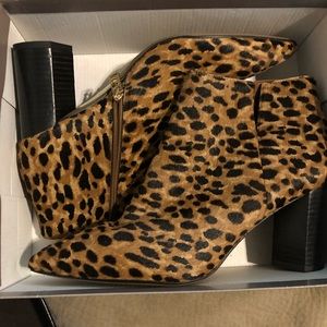 Franco Sarto Leopard booties